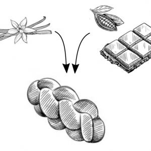Brioche à la crème patissière vanille